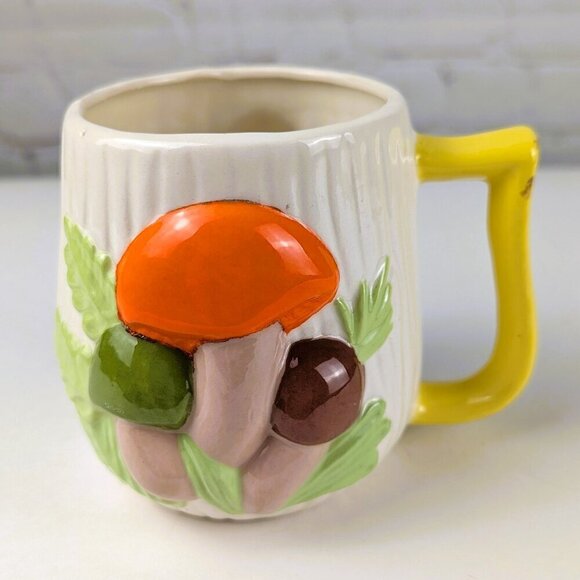 Vintage 70s Arnel's Ceramic Mushroom Mug - Picture 5 of 8